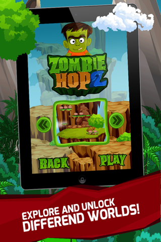 A Zombie Hop 2 : Classic Arcade Level Games screenshot 2