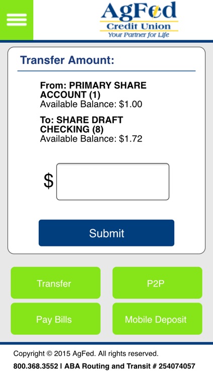 AgFed Credit Union Mobile screenshot-3