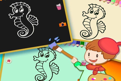 Coloring Book 6 - Making the sea animal colorful screenshot 3