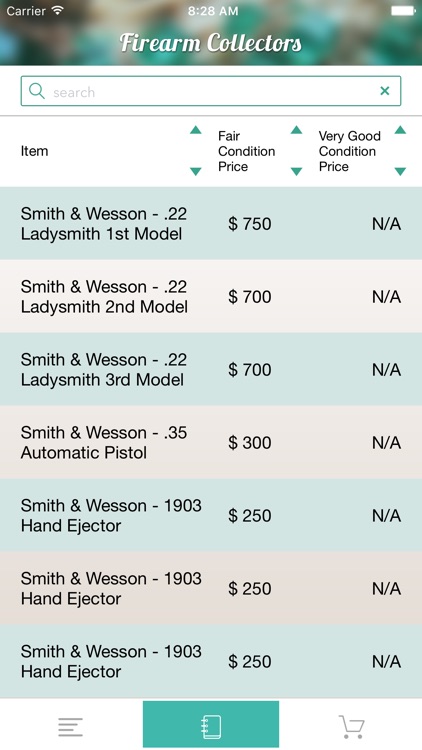Gun Prices - A Pricing Catalogue for Collectors