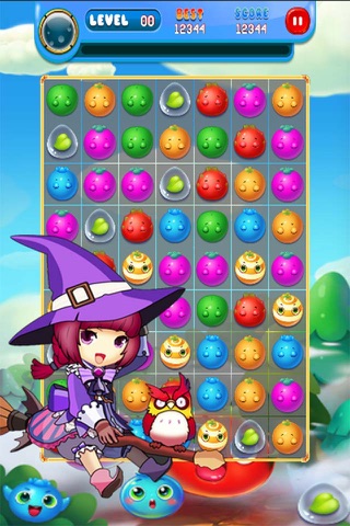 Pop Witch Bubble Angry Match 3: Jelly Birds Mania screenshot 2