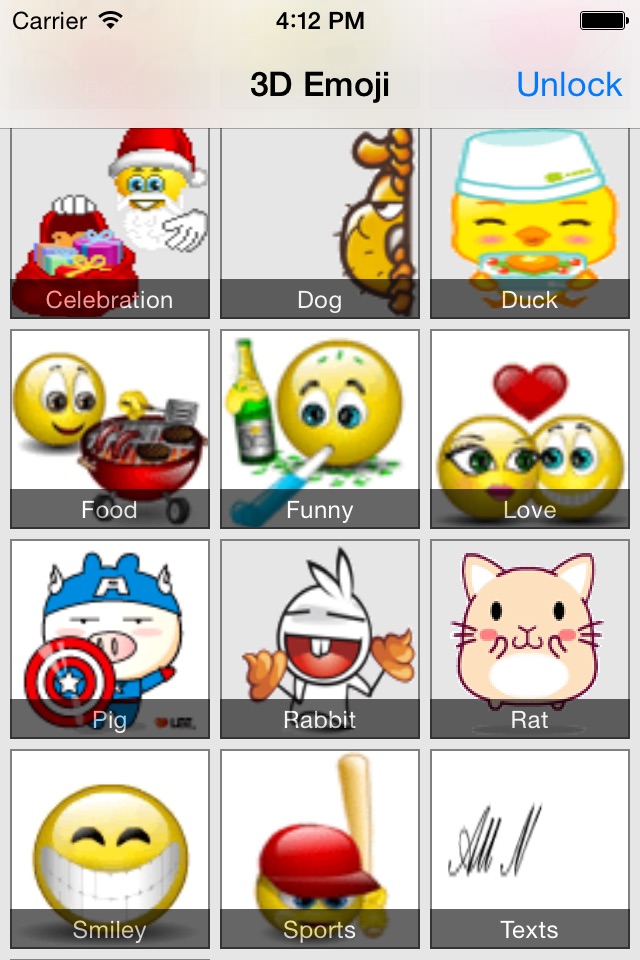 Animated 3D Emoji Free : Emoticons Share to social screenshot 2