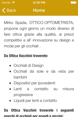 Ottica Vacchini screenshot 2