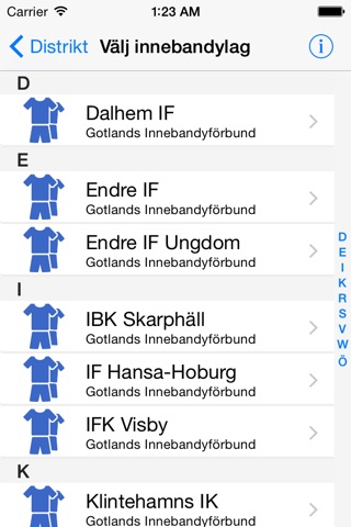 Bortamatchen Innebandy screenshot 3