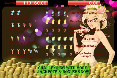 Ace of Sexy Lady - Free Puzzle Cocktail Night Party Slots Machine screenshot 4