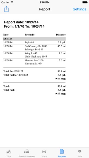 Travelreporter GPS milage log(圖3)-速報App