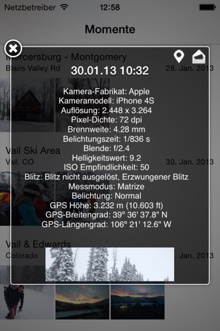 Photo Info screenshot 2