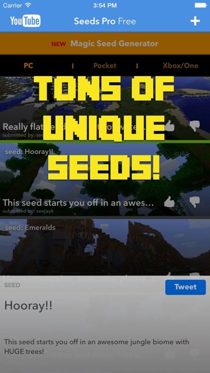 Seeds Pro Free for Minecraft