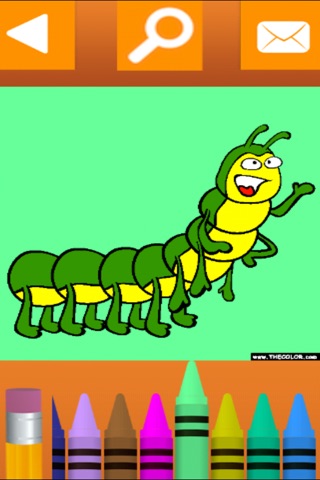 Coloring Book Animals by TheColor.com screenshot 2