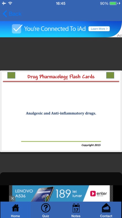 Pharmacology Quiz Lite