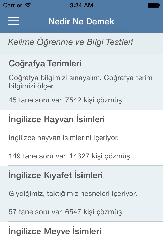 Nedir Ne Demek (Türkçe Sözlük) screenshot 3