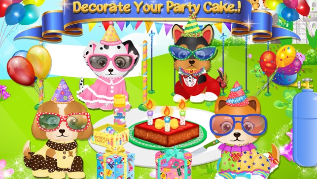 Puppy Birthday Party Celebration(圖2)-速報App