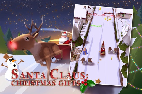 A Santa Claus: Christmas Gifts Kid - 3D Sleigh Driving Game with Cartoon Graphics for Everyone screenshot 2