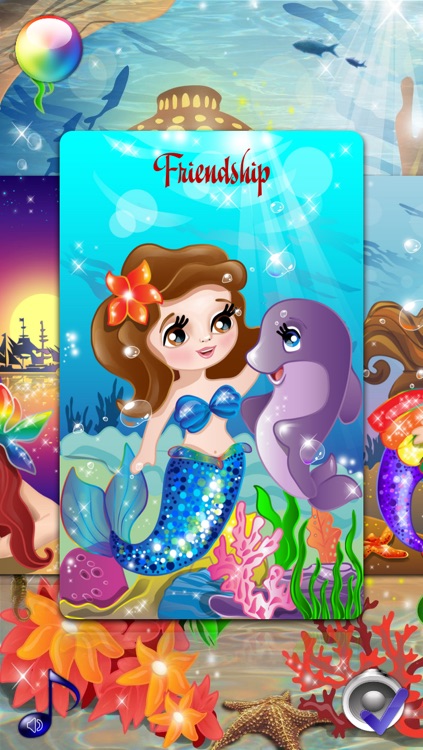 Mermaid Princess Coloring Pages for Girls and Games for Ltttle Kids screenshot-4