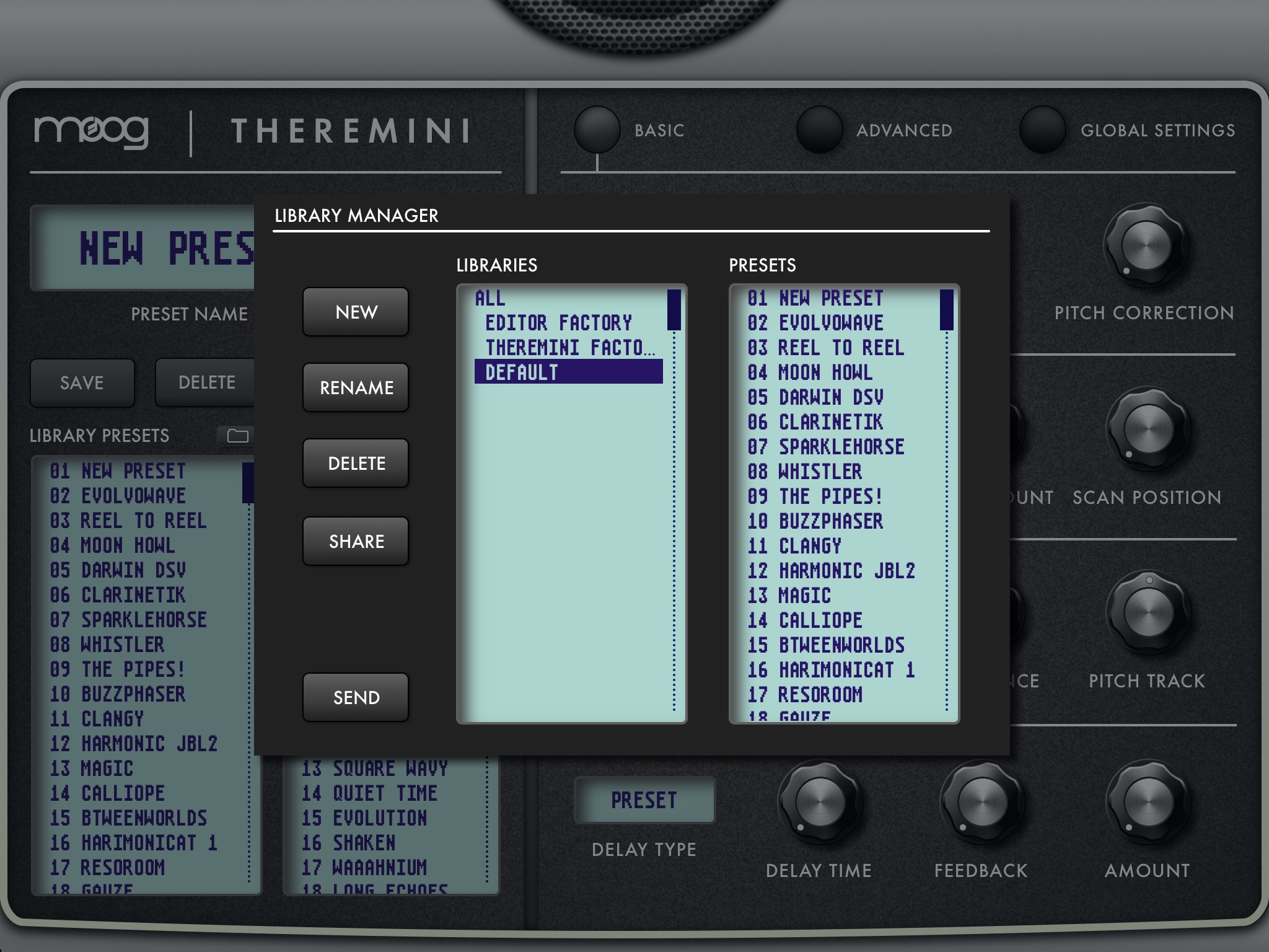 Theremini Advanced Software Editor screenshot 3