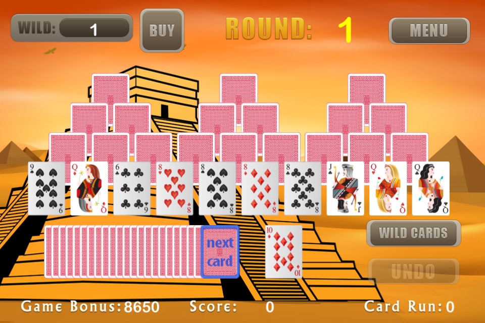 Mayan Pyramid Solitaire - Free Solitaire screenshot 2