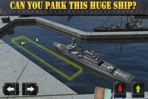 Navy Boat Parking Simulator Game - Real Army Sailing Driving Test Run Park Sim Games screenshot 3