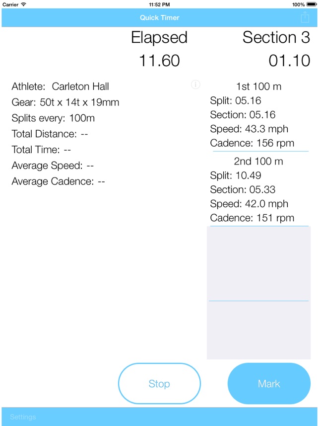 Track Cycling Stopwatch for iPad(圖3)-速報App