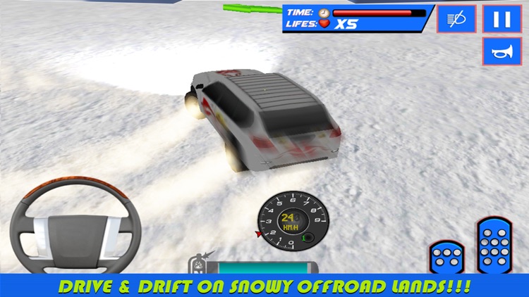 4x4 Crazy Snow Jeep Simulator 3D