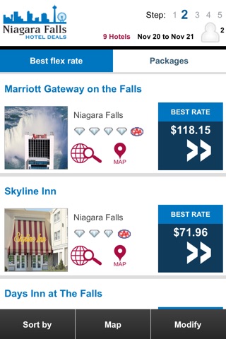Niagara Falls Hotel Deals screenshot 2