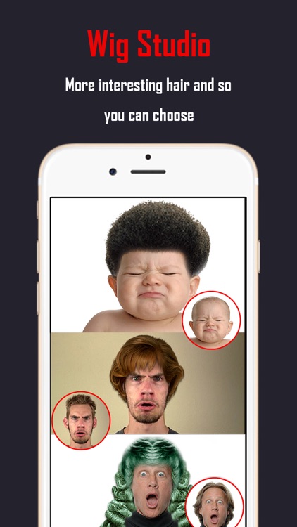 Insta Wig Studio - Hair Editor Booth to Design Hairstyle plus Change Color Effects