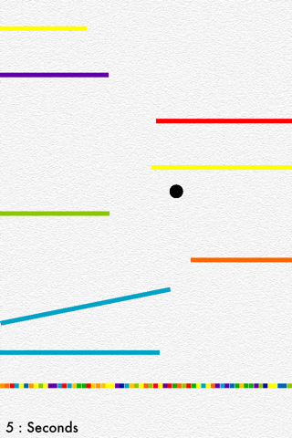 Black Dot Colorful Lines screenshot 3