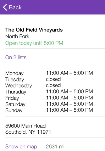 Winemap - thousands of tasting rooms at your fingertips screenshot 4