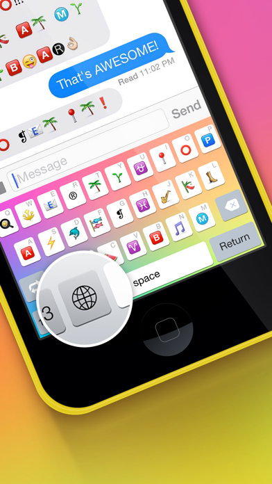 Emojizer Keyboard - Custom Emoji Font for iOS 8のおすすめ画像2