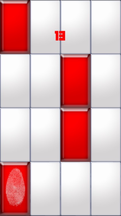 Don't touch white tiles - Red tile Edition piano speed and accuracy style screenshot-3