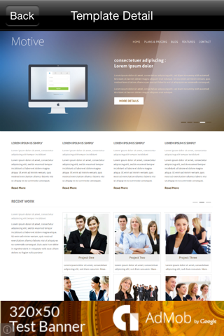 Free Css Templates screenshot 2