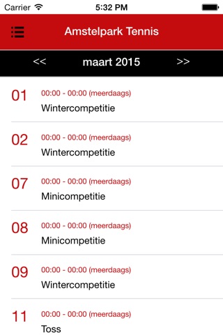Amstelpark Tennis screenshot 4