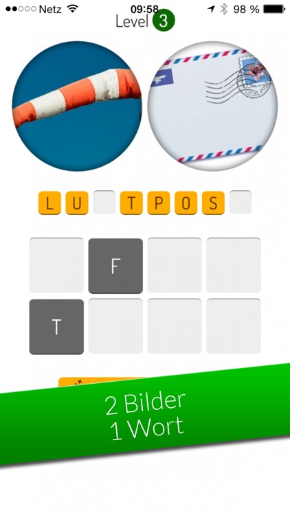 2 Bilder Wortspiel (schwer) - Die lustige Rätsel & Puzzle Quiz Spiel App von SpielAffe