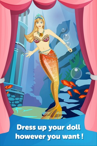 Mermaid Dress Up-Fun Doll Makeover Game screenshot 2
