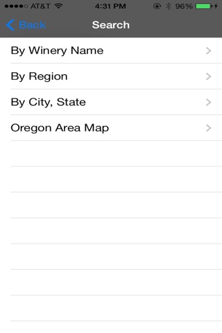 Oregon Winery Finder screenshot 2
