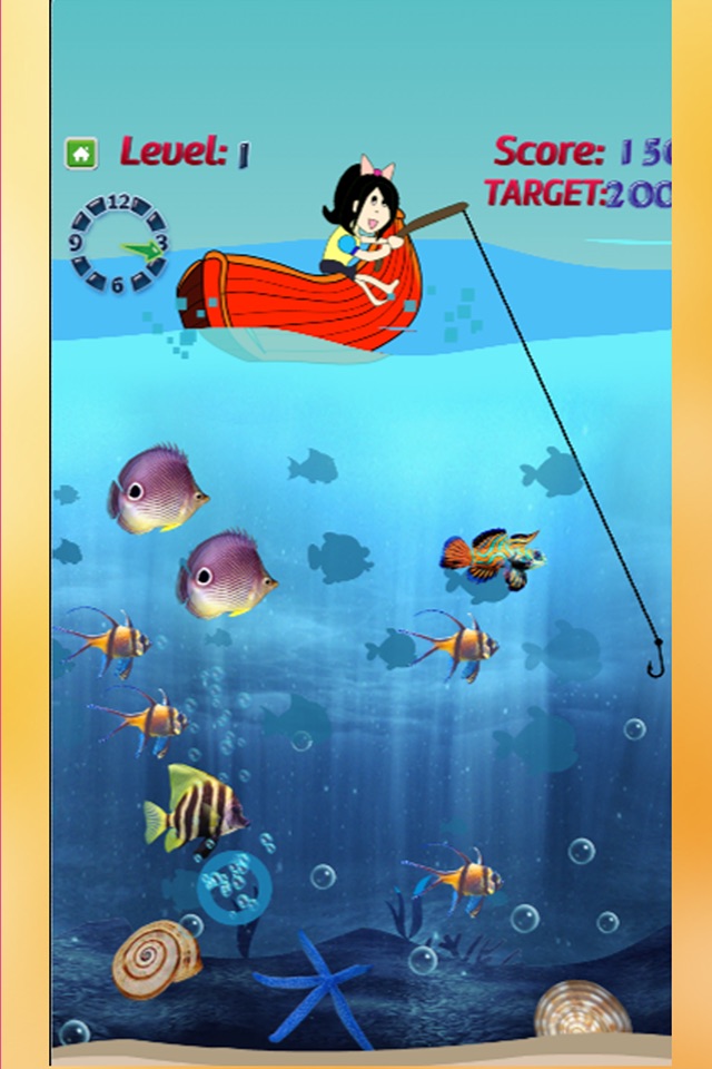 Fishing Kids Fun : Catch Big Fish for Girls Games screenshot 2