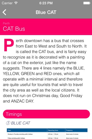 Free Ride Perth - CAT Bus screenshot 2