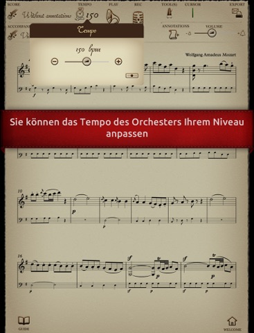 Play Mozart – Divertimento N°9 (partition interactive pour piano à 4 mains) screenshot 3
