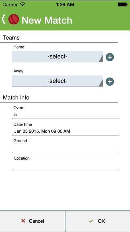 Chauka Cricket Scoring App