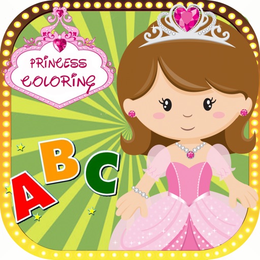 ABCs Kids Coloring for Princess Version Icon