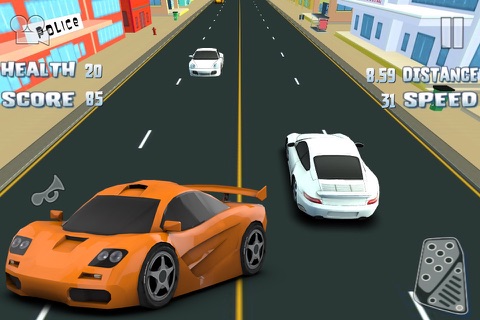 3D Space Car Marshals - A Crazy Driving Simulator Free screenshot 3