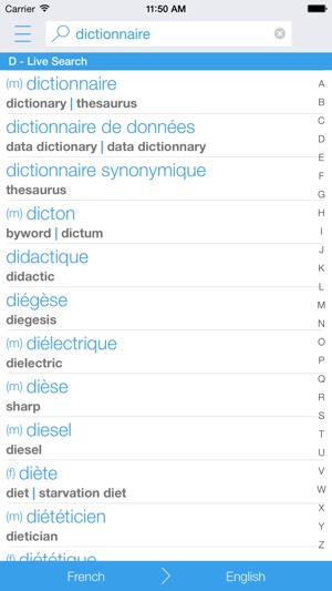 Free French English Dictionary and Translator (Le Dictionnai(圖1)-速報App