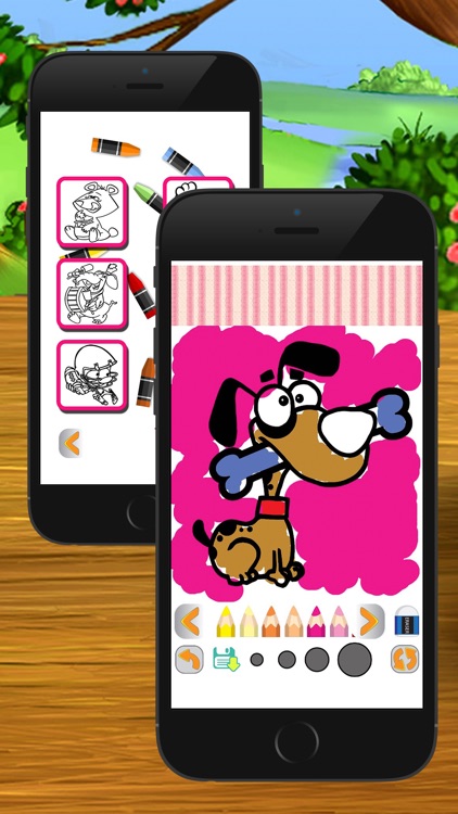 Animal Cartoon Coloring Book screenshot-3