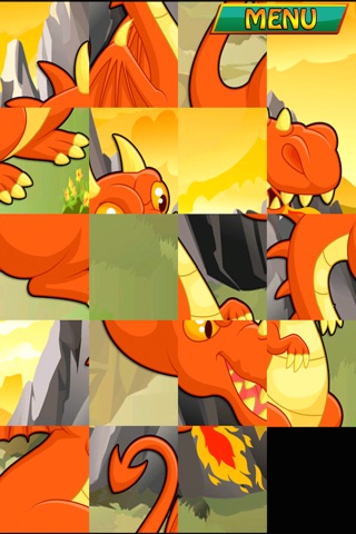 Dragon Kingdom Picture - Beast Tile Slider Puzzle Free screenshot 2