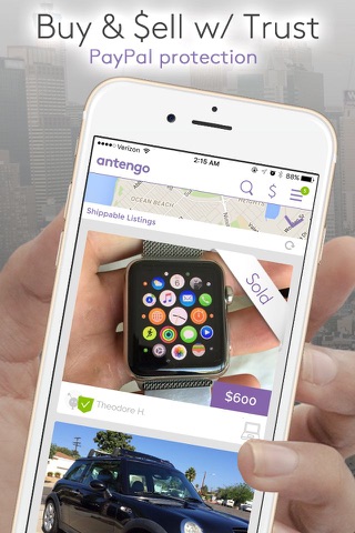 antengo classifieds marketplace: buy & sell w/ trust screenshot 2