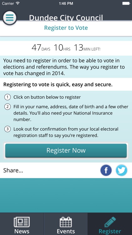 Dundee Voter Registration screenshot-3