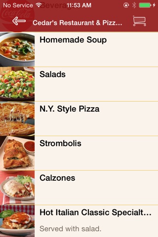 Cedar's Restaurant & Pizzeria screenshot 2