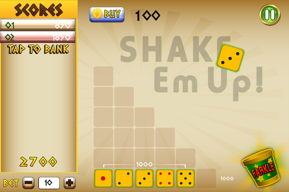 Athena's Farkle - Free Casino Dice Game screenshot 3