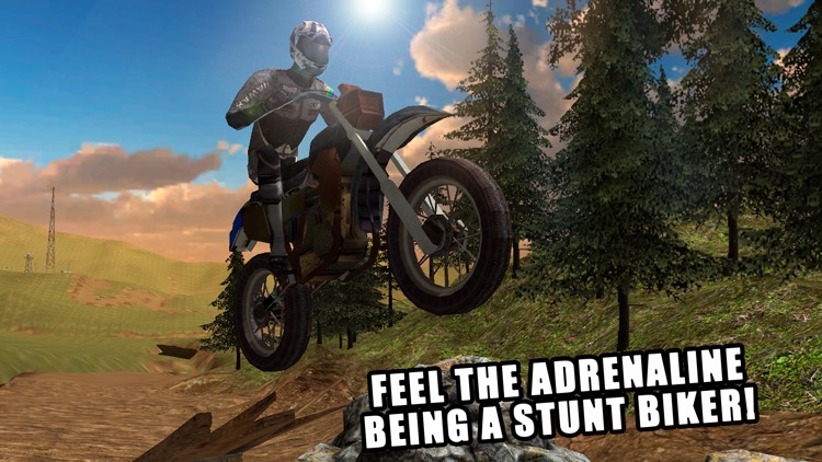 Downhill Bike Simulator 3D: Offroad Race Full screenshot-3