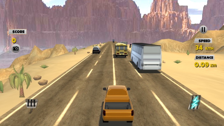 Race in Traffic Highway