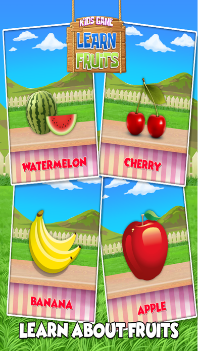 Kids Game Learn Fruits screenshot 3